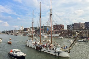Middagtocht zaterdag Sail Amsterdam - Elizabeth