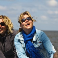 Klipper zeilen op het IJsselmeer