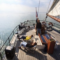 Bedrijfsuitje op de Waddenzee