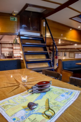 Samen met de schipper een route plannen